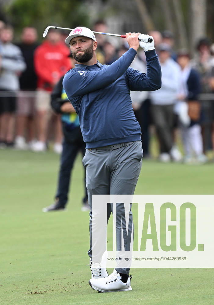 LIV GOLF ADELAIDE, Legion XIII Captain Jon Rahm in action on Day 1 of LIV Golf Adelaide at the Grange Golf Club in Adelaide, Friday, April 26, 2024. ( NO ARCHIVING, , NO USE IN BOOKS WITHOUT CONSENT ADELAIDE SOUTH AUSTRALIA AUSTRALIA