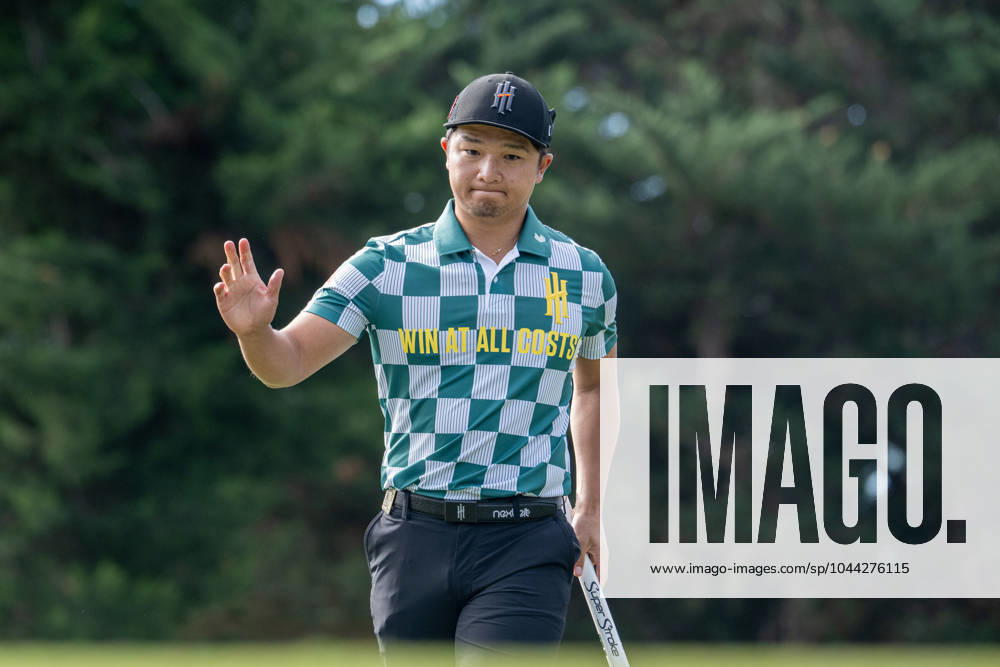 LIV GOLF ADELAIDE, This handout photograph shows Jinichiro Kozuma of Iron Heads GC react during the first round of LIV Golf Adelaide at the Grange Golf Club in Adelaide, Friday, April 26, 2024. ( NO ARCHIVING, , NO USE IN BOOKS WITHOUT CONSENT ADELAIDE SOUTH AUSTRALIA AUSTRALIA