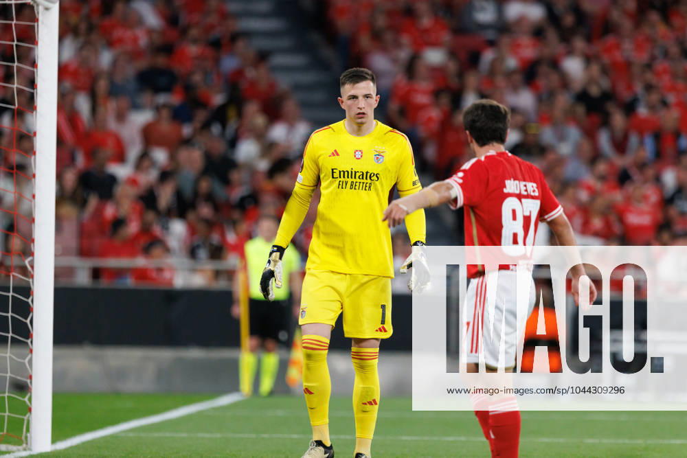 Anatoliy Trubin during UEFA Europa League game between SL Benfica and Olympique de Marseille at Estadio Da Luz, Lisbon, Portugal. (Maciej Rogowski) Lisbon Estadio Da Luz Portugal