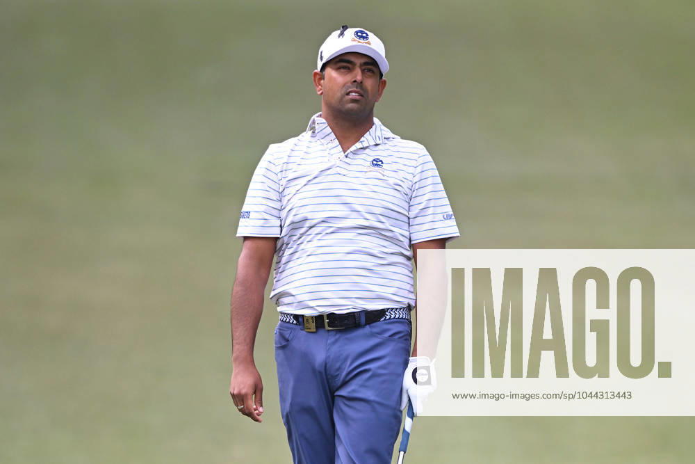LIV GOLF ADELAIDE, Anirban Lahiri of the Crushers reacts after playing a shot on day 2 of LIV Golf Adelaide at the Grange Golf Club in Adelaide, Saturday, April 27, 2024. ( NO ARCHIVING, , NO USE IN BOOKS WITHOUT CONSENT ADELAIDE SOUTH AUSTRALIA AUSTRALIA