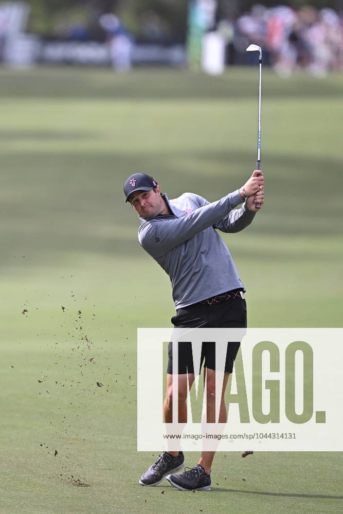 LIV GOLF ADELAIDE, Peter Uihlein of the RangeGoats GC plays a shot on day 2 of LIV Golf Adelaide at the Grange Golf Club in Adelaide, Saturday, April 27, 2024. ( NO ARCHIVING, , NO USE IN BOOKS WITHOUT CONSENT ADELAIDE SOUTH AUSTRALIA AUSTRALIA