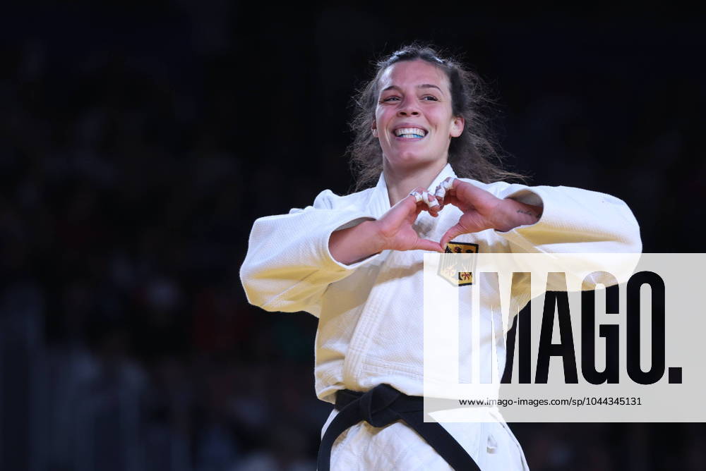 KW17 European Judo Championship 2024 Alina Boehm of Germany compete against Yelyzaveta Lytvynenko of Ukraine (blue) compete against in the Women s -78kg Bronze medal match during 2024 Judo European Championships at Arena Zagreb on April 27, 2024 in Zagreb, Croatia. SanjinxStrukic PIXSELL