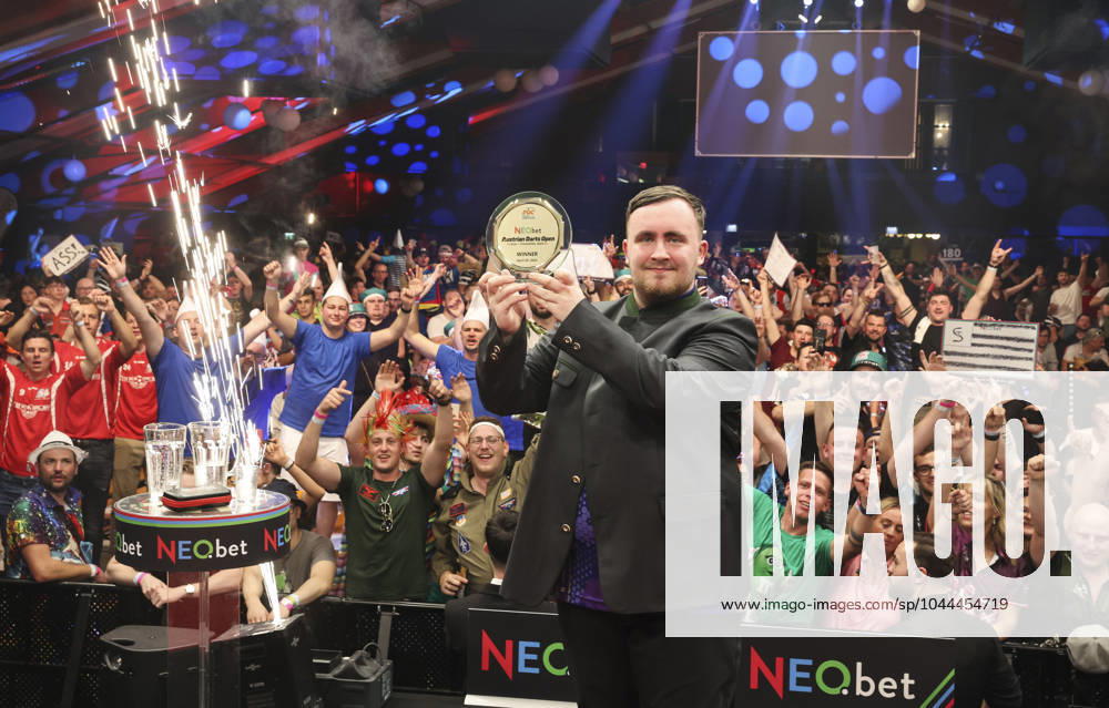 KW17 DARTS - PDC, Austrian Darts Open PREMSTAETTEN,AUSTRIA,28.APR.24 - DARTS - PDC European Tour, Austrian Darts Open. Image shows Luke Littler. GEPAxpictures xWolfgangxGrebien