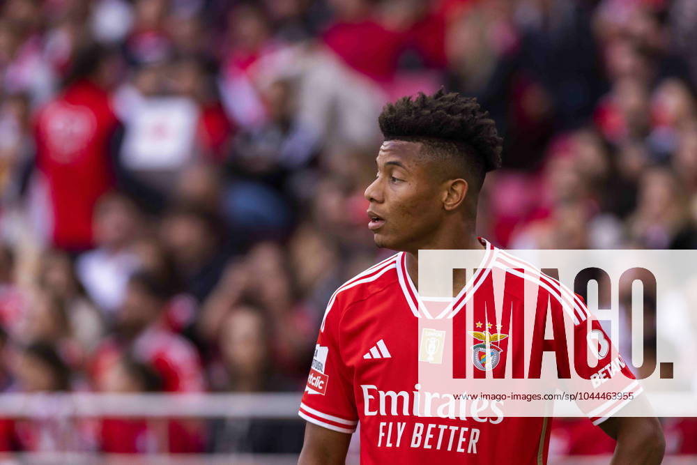 David Neres of SL Benfica seen during the Liga Portugal Betclic football match between SL Benfica and SC Braga at Estadio da Luz Stadium. Lisbon Portugal - ZUMAs197 20240427_aaa_s197_399