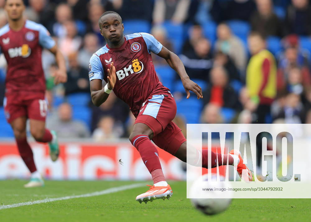 Brighton and Hove, England, 5th May 2024. Moussa Diaby of Aston Villa during the Premier League match at the AMEX Stadium, Brighton and Hove. Picture credit should read: Paul Terry Sportimage . SPI-3134-0054