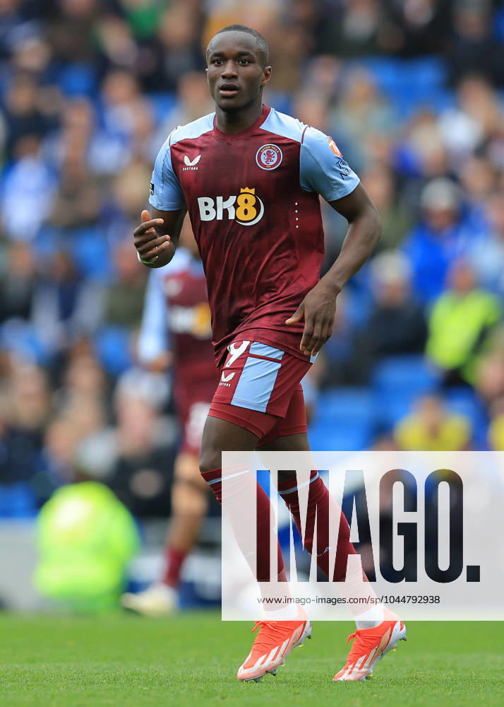Brighton and Hove, England, 5th May 2024. Moussa Diaby of Aston Villa during the Premier League match at the AMEX Stadium, Brighton and Hove. Picture credit should read: Paul Terry Sportimage . SPI-3134-0059
