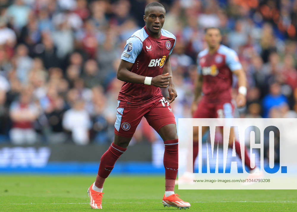Brighton and Hove, England, 5th May 2024. Moussa Diaby of Aston Villa during the Premier League match at the AMEX Stadium, Brighton and Hove. Picture credit should read: Paul Terry Sportimage . SPI-3134-0133