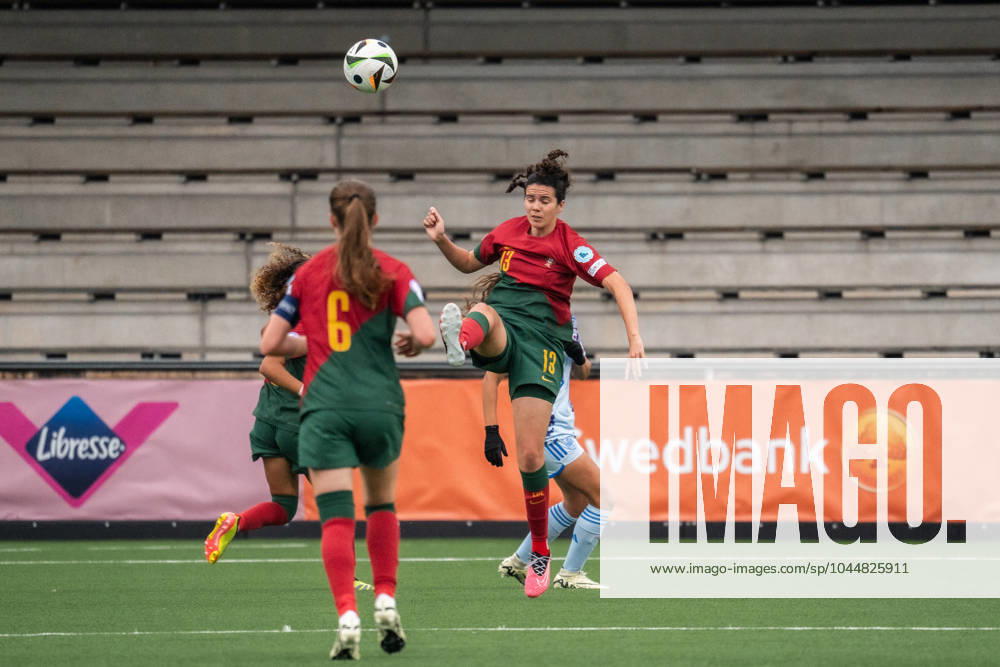 Spain v Portugal, UEFA Womens Under-17 EURO Championship, football, Sweden, Malmo Malmoe, Sweden. 06th, May 2024. Carolina Simoes (13) of Portugal seen during the UEFA Womens Under-17 EURO Championship match between Spain and Portugal at Malmö Idrottsplats in Malmö. Malmö Sweden