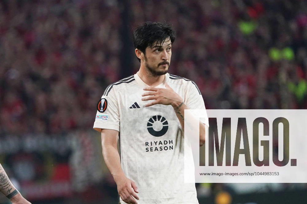 Football, UEFA Europa League 2023 2024, Semifinal Bayer 04 Leverkusen AS Roma 09 05 2024, Bayarena Leverkusen, Sardar Azmoun ,AS Roma, Action, Single image