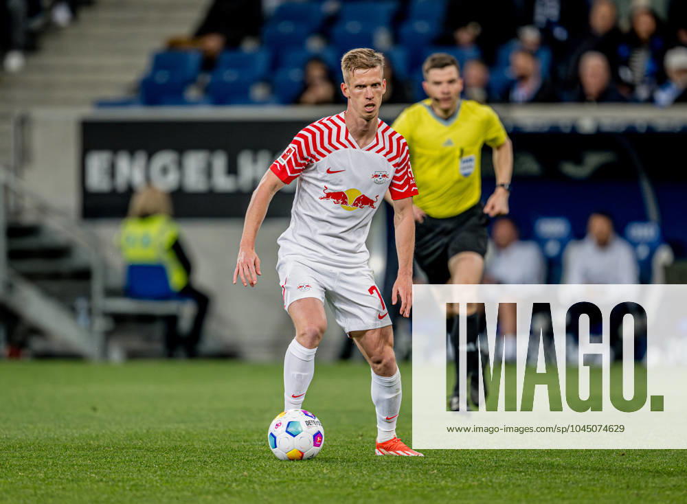 Leipzigs Dani Olmo Soccer 1 Bundesliga, Matchday 32 TSG 1899 Hoffenheim RB Leipzig 1 1 3 May 2024 Hoffenheim, Prezero Arena TSG 1899 Hoffenheim RB Leipzig 1 1