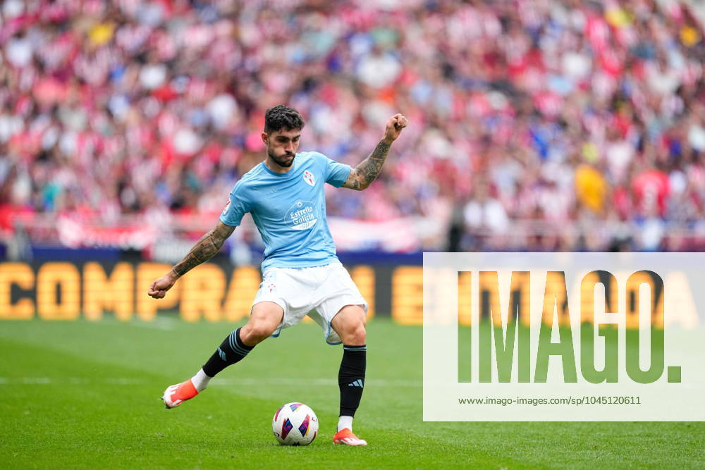 Unai Nunez of Celta de Vigo in action during the Spanish League, LaLiga EA Sports, football match played between Atletico de Madrid and Celta de Vigo at Civitas Metropolitano stadium on May 12, 2024, in Madrid, Spain. Nadrid SPAIN - ZUMAa181 20240512_zaa_a181_110
