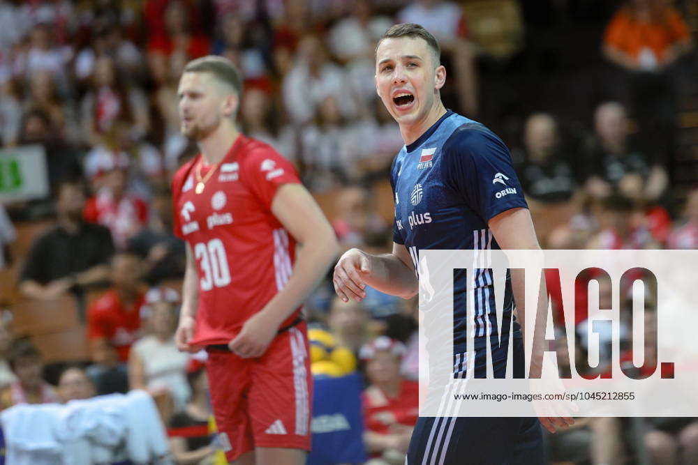 KATOWICE 15.05.2024 MECZ TOWARZYSKI SIATKOWKA: POLSKA - NIEMCY --- INTERNATIONAL VOLLEYBALL FRIENDLY MATCH: POLAND - GERMANY N Z KAMIL SZYMURA FOT. PAWEL PIOTROWSKI 400mm.pl NEWSPIX.PL --- Newspix.pl POLAND OUT! 20240515PAP007