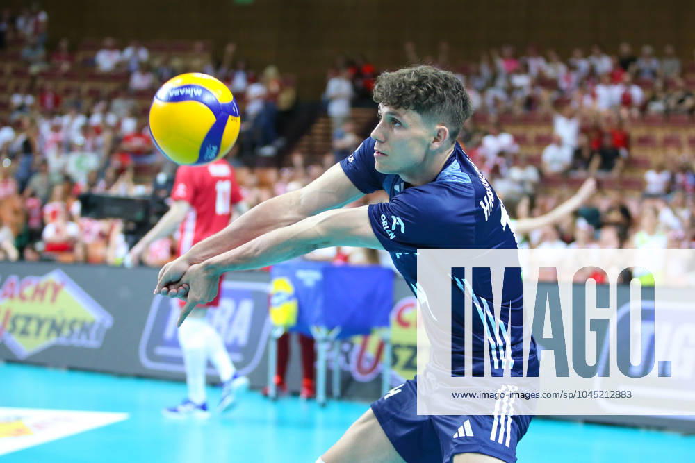 KATOWICE 15.05.2024 MECZ TOWARZYSKI REPREZENTACJI SIATKARZY: POLSKA - NIEMCY --- MENS VOLLEYBALL FRIENDLY MATCH POLAND - GERMANY IN KATOWICE KUBA HAWRYLUK FOT. ANNA KLEPACZKO FOTOPYK NEWSPIX.PL --- Newspix.pl POLAND OUT! 240515LUM110