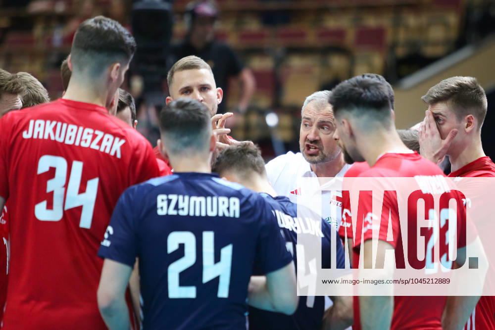 KATOWICE 15.05.2024 MECZ TOWARZYSKI REPREZENTACJI SIATKARZY: POLSKA - NIEMCY --- MENS VOLLEYBALL FRIENDLY MATCH POLAND - GERMANY IN KATOWICE NIKOLA GRBIC FOT. ANNA KLEPACZKO FOTOPYK NEWSPIX.PL --- Newspix.pl POLAND OUT! 240515LUM115