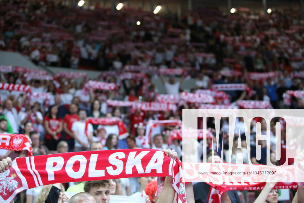 KATOWICE 15.05.2024 MECZ TOWARZYSKI REPREZENTACJI SIATKARZY: POLSKA - NIEMCY --- MENS VOLLEYBALL FRIENDLY MATCH POLAND - GERMANY IN KATOWICE KIBICE FANS FOT. ANNA KLEPACZKO FOTOPYK NEWSPIX.PL --- Newspix.pl POLAND OUT! 240515LUM119