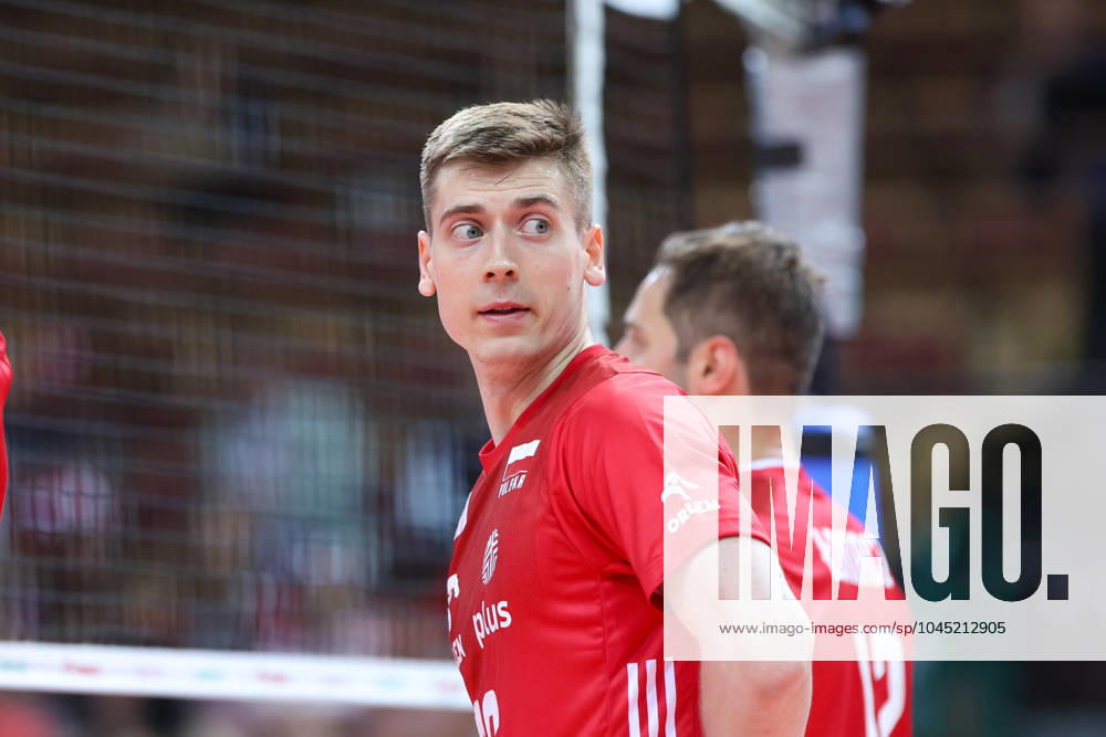 KATOWICE 15.05.2024 MECZ TOWARZYSKI REPREZENTACJI SIATKARZY: POLSKA - NIEMCY --- MENS VOLLEYBALL FRIENDLY MATCH POLAND - GERMANY IN KATOWICE KAMIL SEMENIUK FOT. ANNA KLEPACZKO FOTOPYK NEWSPIX.PL --- Newspix.pl POLAND OUT! 240515LUM131