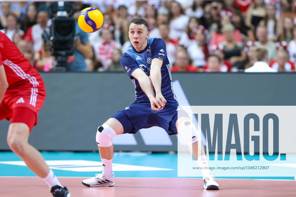 KATOWICE 15.05.2024 MECZ TOWARZYSKI REPREZENTACJI SIATKARZY: POLSKA - NIEMCY --- MENS VOLLEYBALL FRIENDLY MATCH POLAND - GERMANY IN KATOWICE KAMIL SZYMURA FOT. ANNA KLEPACZKO FOTOPYK NEWSPIX.PL --- Newspix.pl POLAND OUT! 240515LUM135