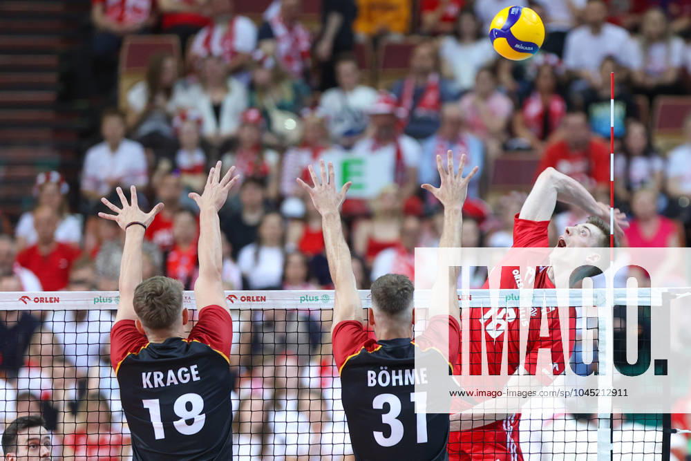 KATOWICE 15.05.2024 MECZ TOWARZYSKI REPREZENTACJI SIATKARZY: POLSKA - NIEMCY --- MENS VOLLEYBALL FRIENDLY MATCH POLAND - GERMANY IN KATOWICE KAMIL SEMENIUK FOT. ANNA KLEPACZKO FOTOPYK NEWSPIX.PL --- Newspix.pl POLAND OUT! 240515LUM139