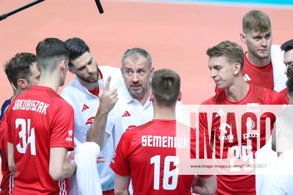 KATOWICE 15.05.2024 MECZ TOWARZYSKI REPREZENTACJI SIATKARZY: POLSKA - NIEMCY --- MENS VOLLEYBALL FRIENDLY MATCH POLAND - GERMANY IN KATOWICE SZYMON JAKUBISZAK ALEKSANDER SLIWKA NIKOLA GRBIC KAMIL SEMENIUK ARTUR SZALPUK FOT. ANNA KLEPACZKO FOTOPYK NEWSPIX.PL --- Newspix.pl POLAND OUT! 240515LUM152