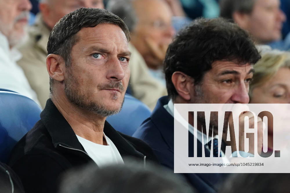 Francesco Totti , Ciro Ferrara and the legends during the Italian Cup final soccer match between Atalanta and Juventus at Rome s Olympic Stadium, Italy, Wednesday, May 15, 2024. (Spada LaPresse)
