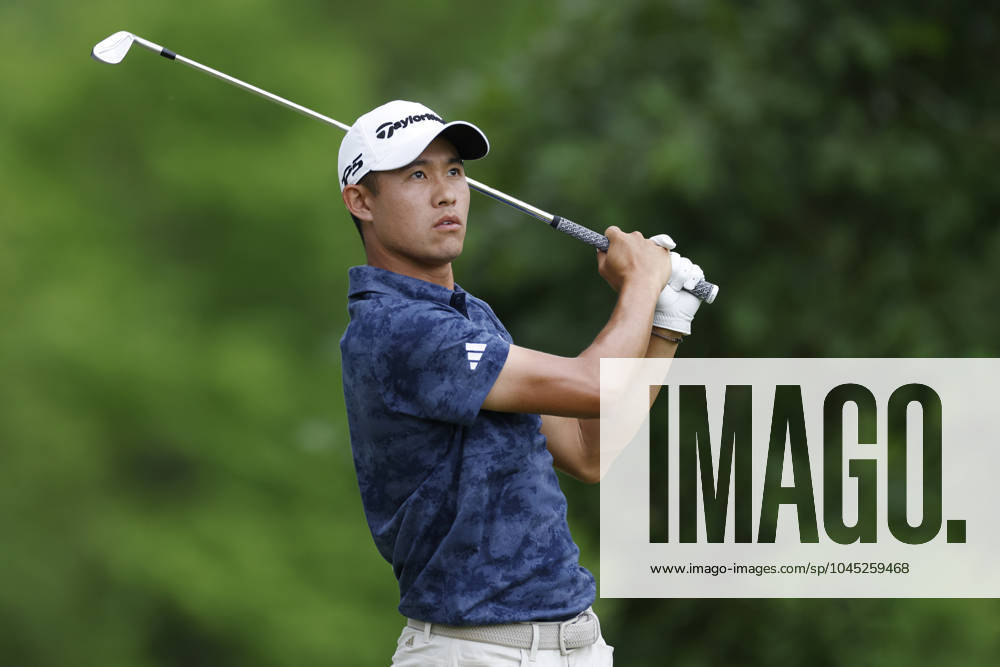 LOUISVILLE, KY - MAY 16: Collin Morikawa (USA) plays a shot at the 11th hole during the first round of the 2024 PGA, Golf Herren Championship at Valhalla Golf Club on May 16, 2024 in Louisville, Kentucky. (Photo by Joe Robbins Icon Sportswire) GOLF: MAY 16 PGA Championship Icon573240516077