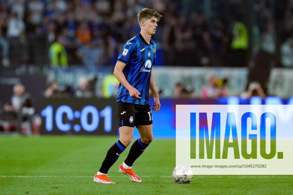 Atalanta BC v Juventus FC - Coppa Italia 2023 2024 Final Charles De Ketelaere of Atalanta BC during the Coppa Italia 2023 2024 Frecciarossa final match between Atalanta BC and Juventus FC at Stadio Olimpico on May 15, 2024 in Rome, Italy. Rome Stadio Olimpico Lazio Italy
