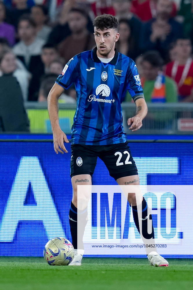 Atalanta BC v Juventus FC - Coppa Italia 2023 2024 Final Matteo Ruggeri of Atalanta BC during the Coppa Italia 2023 2024 Frecciarossa final match between Atalanta BC and Juventus FC at Stadio Olimpico on May 15, 2024 in Rome, Italy. Rome Stadio Olimpico Lazio Italy