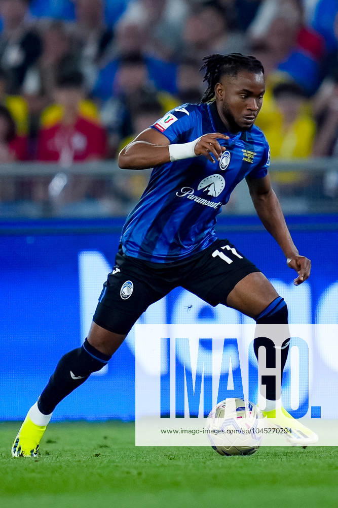 Atalanta BC v Juventus FC - Coppa Italia 2023 2024 Final Ademola Lookman of Atalanta BC during the Coppa Italia 2023 2024 Frecciarossa final match between Atalanta BC and Juventus FC at Stadio Olimpico on May 15, 2024 in Rome, Italy. Rome Stadio Olimpico Lazio Italy
