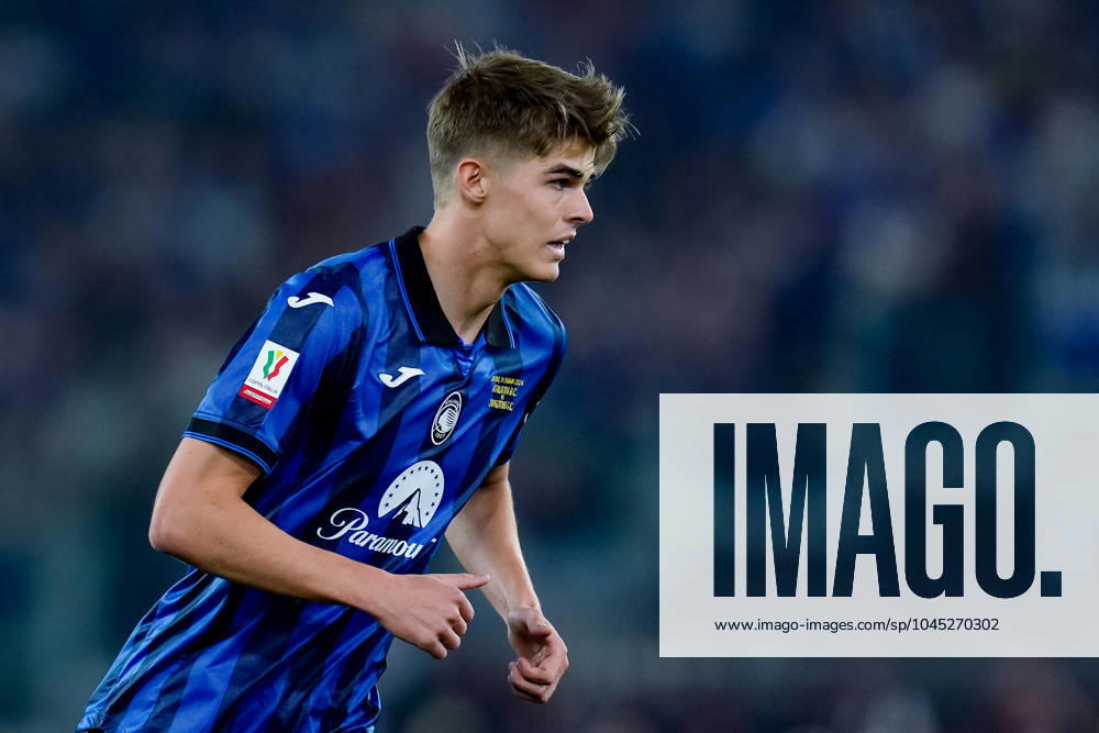 Atalanta BC v Juventus FC - Coppa Italia 2023 2024 Final Charles De Ketelaere of Atalanta BC during the Coppa Italia 2023 2024 Frecciarossa final match between Atalanta BC and Juventus FC at Stadio Olimpico on May 15, 2024 in Rome, Italy. Rome Stadio Olimpico Lazio Italy