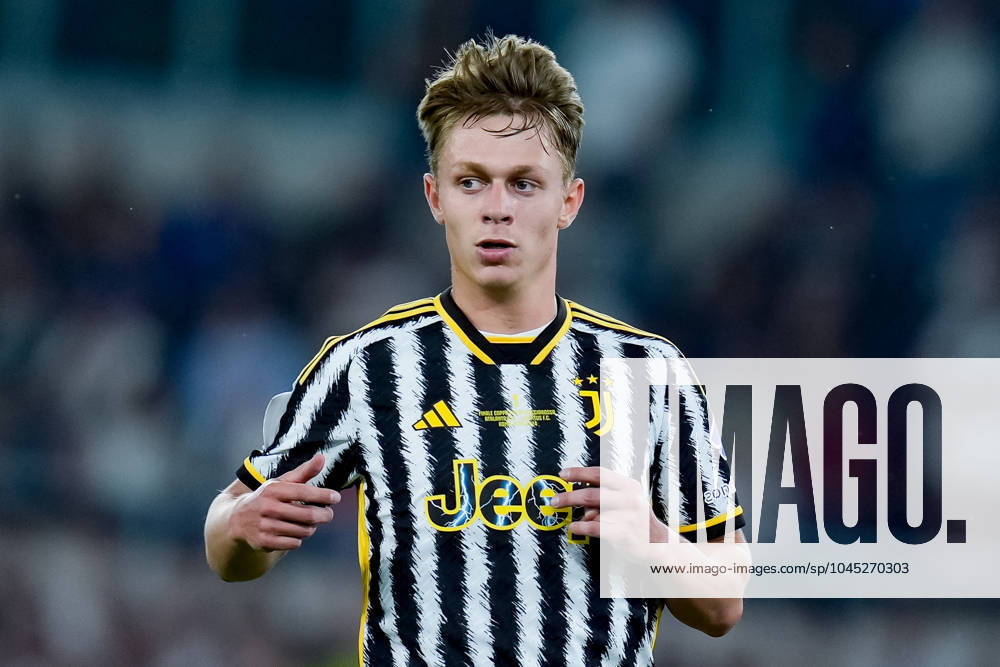 Atalanta BC v Juventus FC - Coppa Italia 2023 2024 Final Hans Nicolussi Caviglia of Juventus FC during the Coppa Italia 2023 2024 Frecciarossa final match between Atalanta BC and Juventus FC at Stadio Olimpico on May 15, 2024 in Rome, Italy. Rome Stadio Olimpico Lazio Italy