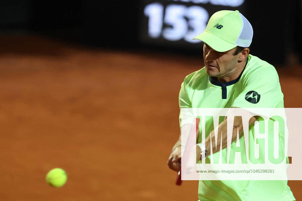 Tennis: ATP, Tennis Herren 1000 Internazionali di Tennis in Rome at Foro Italico. Match NICOLAS JERRY CHILE VS Tommy Paul USA Rome, Italy 17.05.2024: NICOLAS JERRY CHILE VS Tommy Paul USA during Internazionali BNL 2024 men?s ATP 1000 Open tennis tournament in Rome Center Court. Rome italy Italy