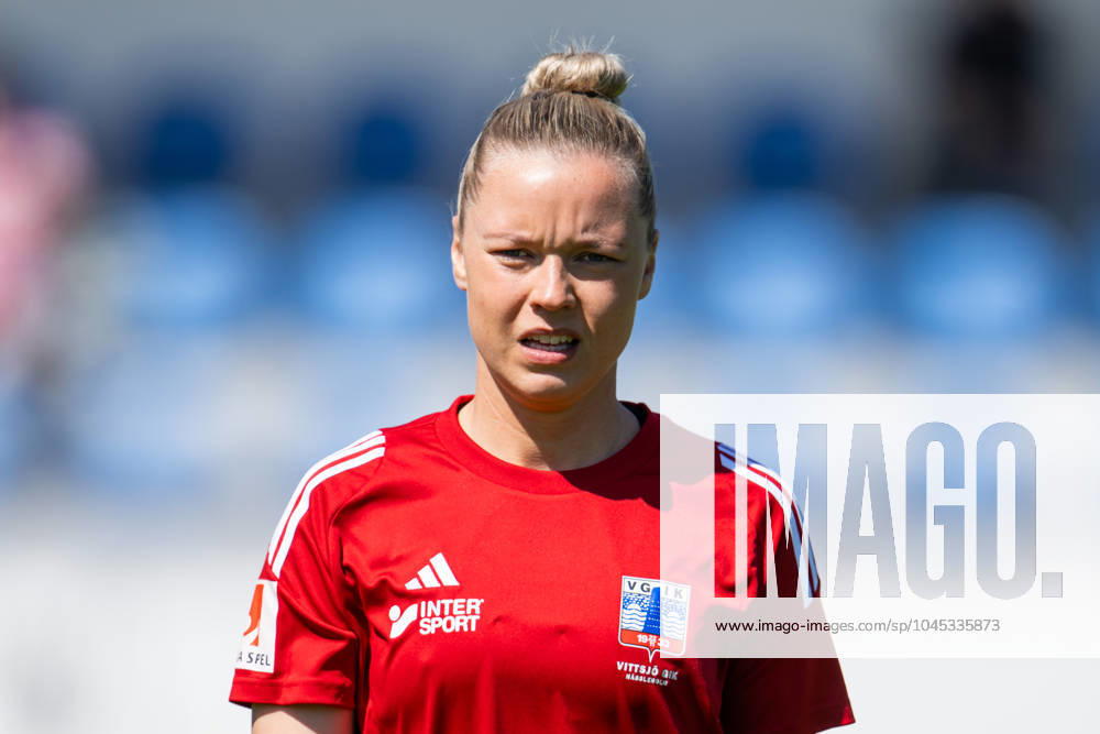 Vittsjös Kajsa Lind during the football match in Damallsvenskan between Vittsjö and IFK Norrköping on May 18, 2024 in Vittsjö