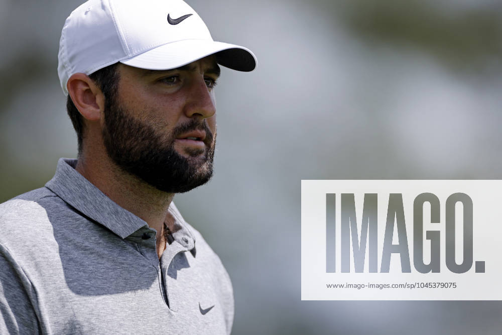 LOUISVILLE, KY - MAY 18: Scottie Scheffler (USA) looks on after teeing off at the fifth hole during the third round of the 2024 PGA, Golf Herren Championship at Valhalla Golf Club on May 18, 2024 in Louisville, Kentucky. (Photo by Joe Robbins Icon Sportswire) GOLF: MAY 18 PGA Championship Icon573240518079