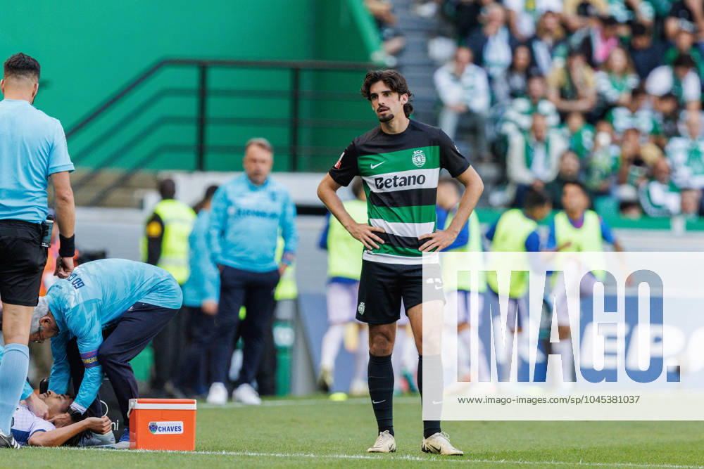 Francisco Trincao of (Sporting CP) seen in action during Liga Portugal game between Sporting CP and GD Chaves at Estadio Jose Alvalade. Final scores Sporting 3: 0 Chaves. Lisbon Portugal - ZUMAs197 20240518_aaa_s197_303