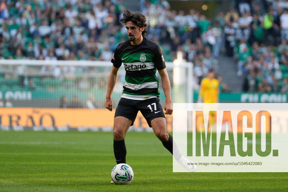 Francisco Trincao of Sporting CP in action during the Liga Portugal BWIN football match between Sporting CP and GD Chaves at Estadio Jose Alvalade..Final match of Liga Portugal BWIN where Sporting CP received the trophy of Portugues League Champions. Final score: Sporting CP 3:0 GD Chaves. Lisbon Portugal - ZUMAs197 20240518_aab_s197_052