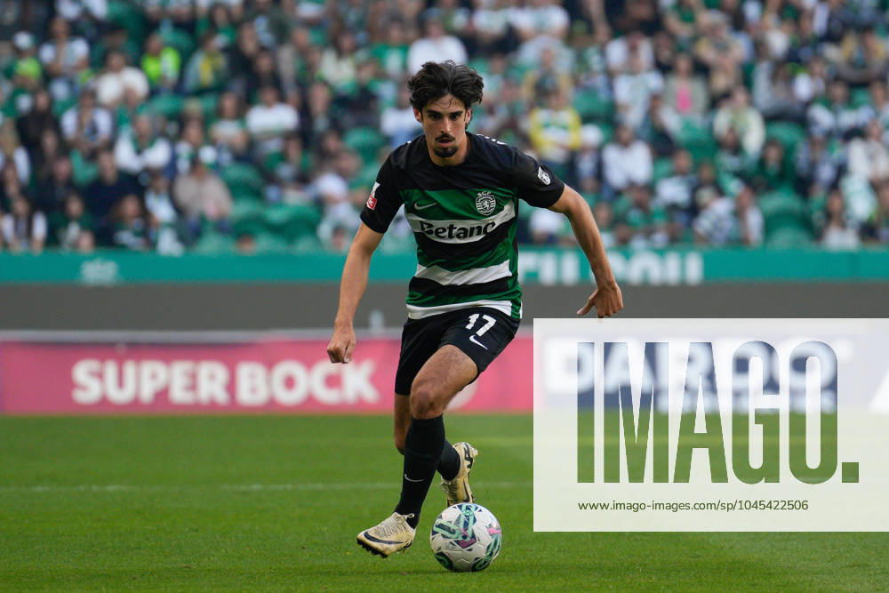 Francisco Trincao of Sporting CP in action during the Liga Portugal BWIN football match between Sporting CP and GD Chaves at Estadio Jose Alvalade..Final match of Liga Portugal BWIN where Sporting CP received the trophy of Portugues League Champions. Final score: Sporting CP 3:0 GD Chaves. Lisbon Portugal - ZUMAs197 20240518_aab_s197_062