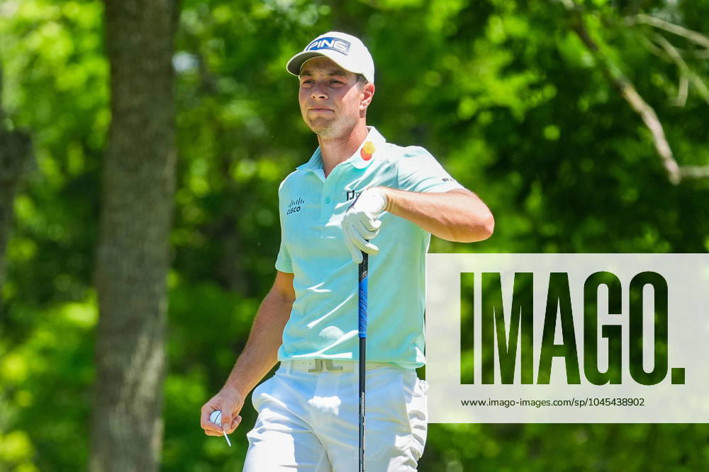 Viktor Hovland waits on the 2nd tee during the final round of the 2024 PGA, Golf Herren Championship at Valhalla Golf Club. Louisville USA - ZUMAw109 20240519_fap_w109_012
