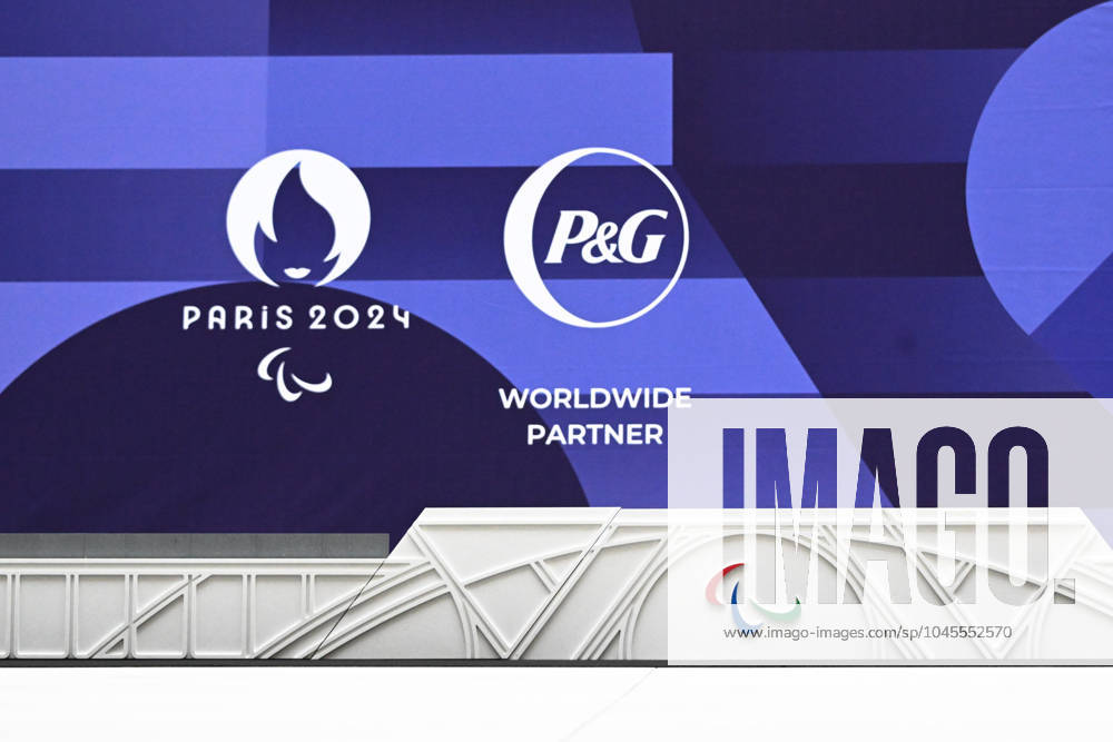 Illustration of podiums during the presentation of podiums Olympic and Paralympic Games at Le Pulse on May 23, 2024 in Saint Denis, France. ( Photo by federico pestellini panoramic ) - PARIS 2024 : Presentation des podiums des Jeux Olympiques et Paralympiques - Saint Denis - 23 05 2024 FedericoPestellini Panoramic