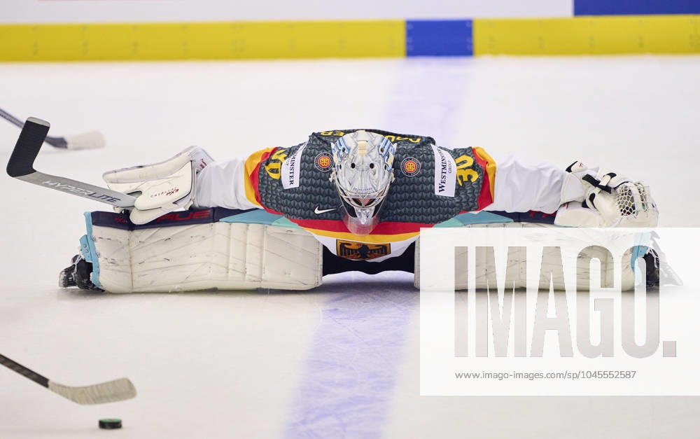 KW21 Philipp GRUBAUER Goalie Nr.30 of Germany in the quarterfinal match GERMANY - SWITZERLAND of the IIHF Ice hockey, Eishockey World Championship, WM, Weltmeisterschaft in Ostrava, Czechia, May 23, 2024, Season 2023 2024