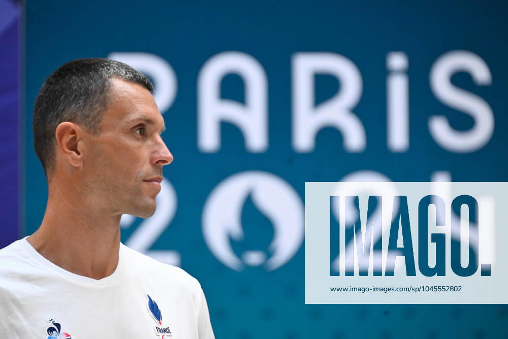 Alexis Hanquinquant ( France ) during the presentation of podiums Olympic and Paralympic Games at Le Pulse on May 23, 2024 in Saint Denis, France. ( Photo by federico pestellini panoramic ) - PARIS 2024 : Presentation des podiums des Jeux Olympiques et Paralympiques - Saint Denis - 23 05 2024 FedericoPestellini Panoramic