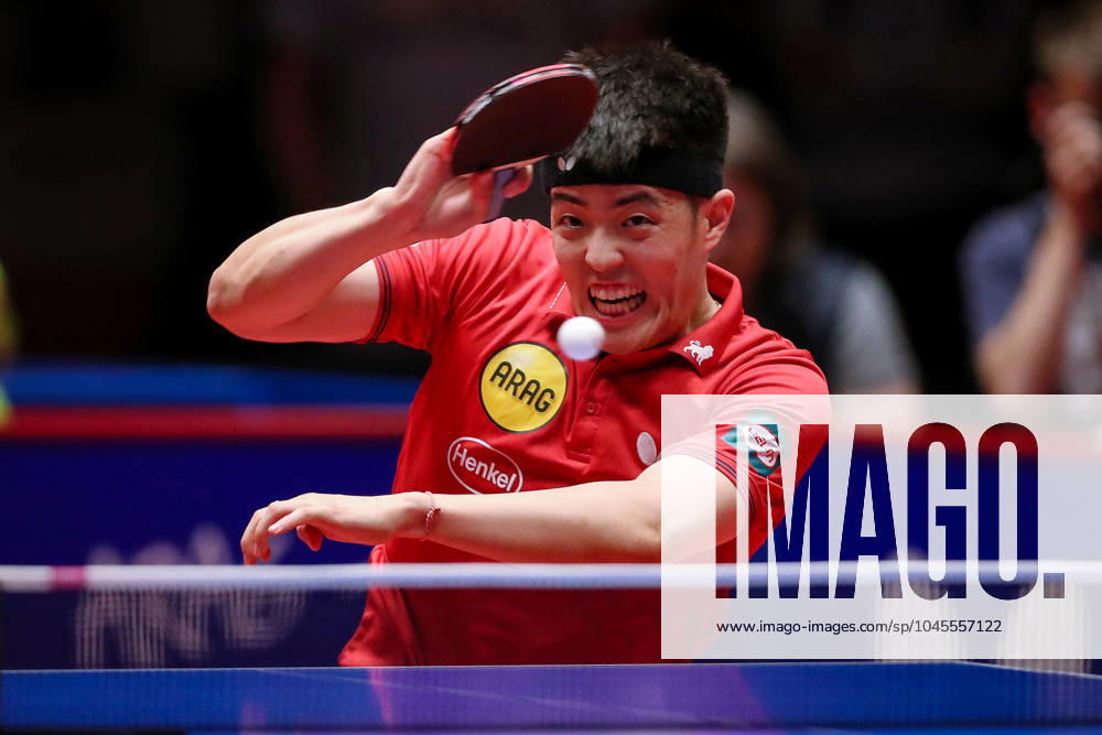 Table Tennis, Duesseldorf, ARAG CenterCourt, TTBL Men, Semifinal Playoffs Game 2, Borussia Düsseldorf TSV Bad Königshofen Dang Qiu Borussia Düsseldorf North Rhine-Westphalia Germany