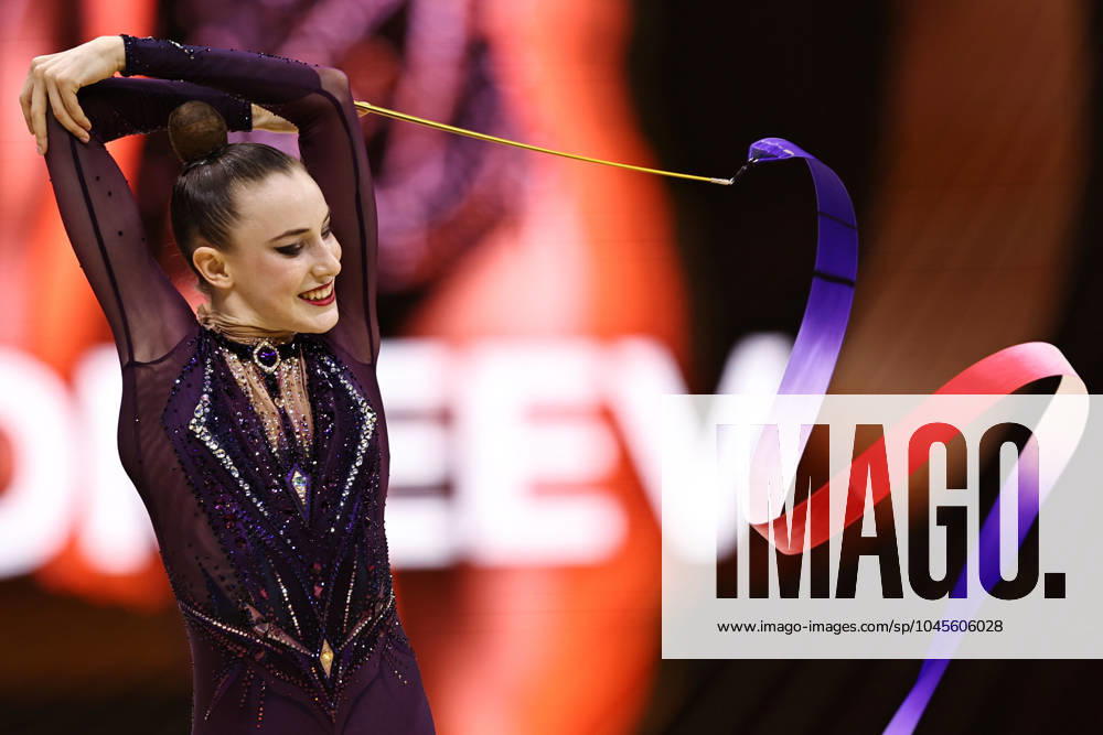 Daria Varfolomeev, GER, during seniors all around final at 2024 European Championships in Budapest 25 05 2024