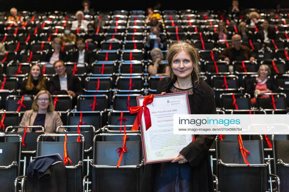 GERMANY, LOWER SAXONY, HANOVER, 17 09 2020 Hölty Award 2020 to author and lyricist Marion Poschmann Auditorium at the Sprengel Museum Marion Poschmann