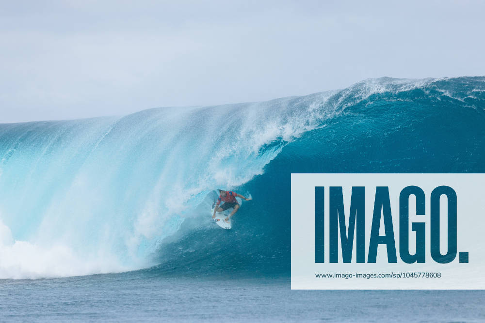 SURFING WSL TAHITI PRO, A supplied image of Jack Robinson of Australia surfs in Heat 3 of the Elimination Round during the SHISEIDO Tahiti Pro at Teahupo o, Tahiti, Thursday, May 30, 2024, ( NO ARCHIVING, , NO USE IN BOOKS WITHOUT CONSENT TAHITI