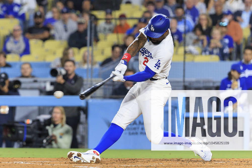 Jason Heyward 23 of the Los Angeles Dodgers at bat during their MLB, Baseball Herren, USA regular season game against the Colorado Rockies on Friday May 31, 2024 at Dodger Stadium in Los Angeles, California. Dodgers lose to Rockies, 1-4. JAVIER ROJAS PI Los Angeles USA - ZUMAp124 20240531_zaa_p124_008
