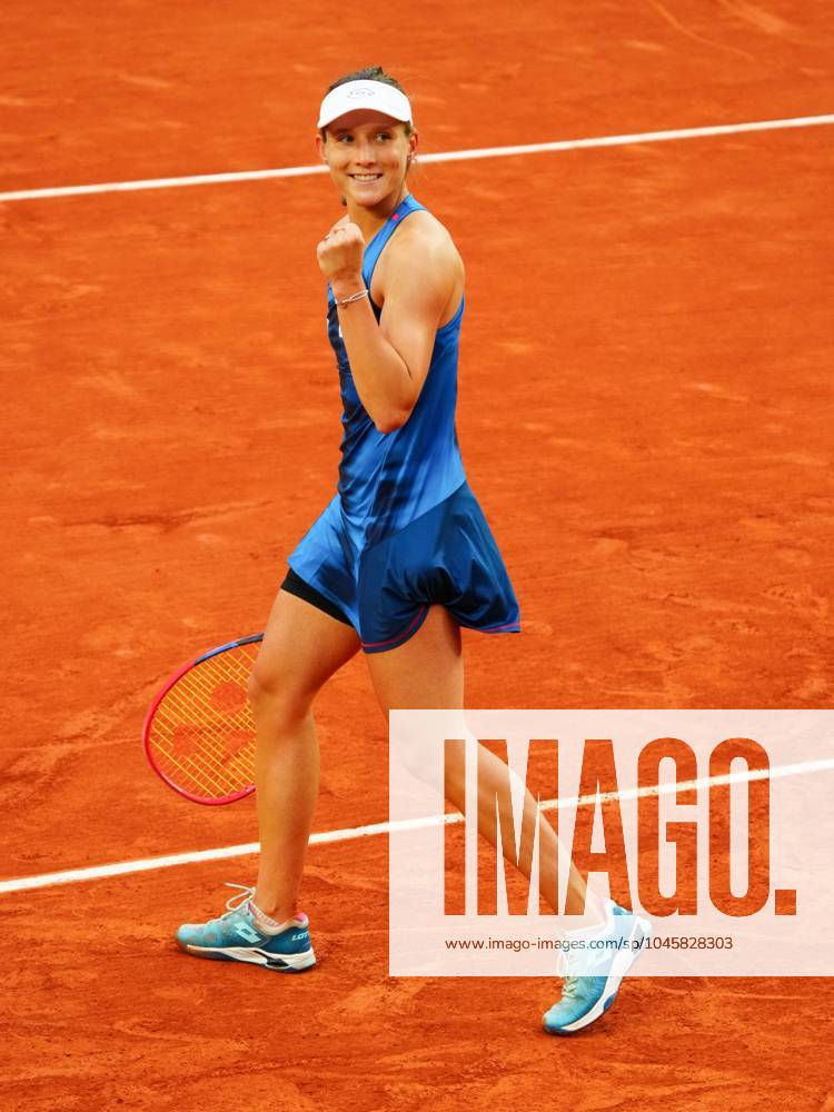 Varvara Gracheva celebrates French Open Tennis, Day 7, Tennis, Roland Garros, Paris, France
