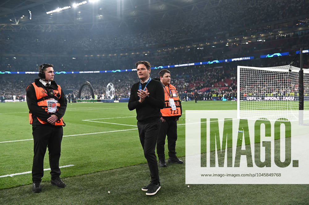 Football UEFA Champions League Final 2024, Borussia Dortmund Real Madrid,, v l Coach Edin Terzic Borussia Dortmund thanks fans disappointed, disappointed looking, dissapointed London