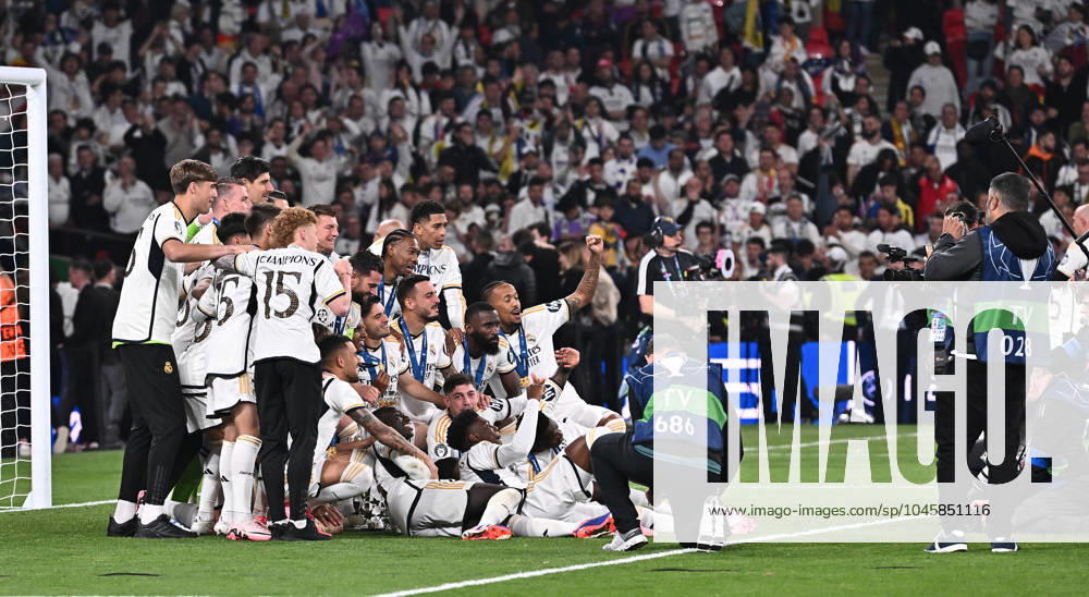 Football UEFA Champions League Final 2024, Borussia Dortmund Real Madrid,, v l group photo real London