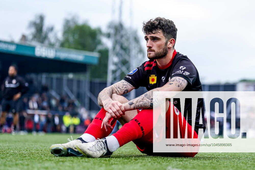 2024-06-02 Excelsior Rotterdam v NAC Breda - Dutch Keuken Kampioen Divisie Promotion Relegation Play Offs Final ROTTERDAM, NETHERLANDS - JUNE 2: Troy Parrott of Excelsior Rotterdam is disappointed about the lose during the Dutch Keuken Kampioen Divisie Promotion Relegation Play Offs Final match between Excelsior Rotterdam and NAC Breda at Van Donge & De Roo Stadion on June 2, 2024 in Rotterdam, Netherlands. (Photo by Joris Verwijst BSR Agency) Rotterdam Netherlands Content not available for redistribution in The Netherlands directly or indirectly through any third parties.