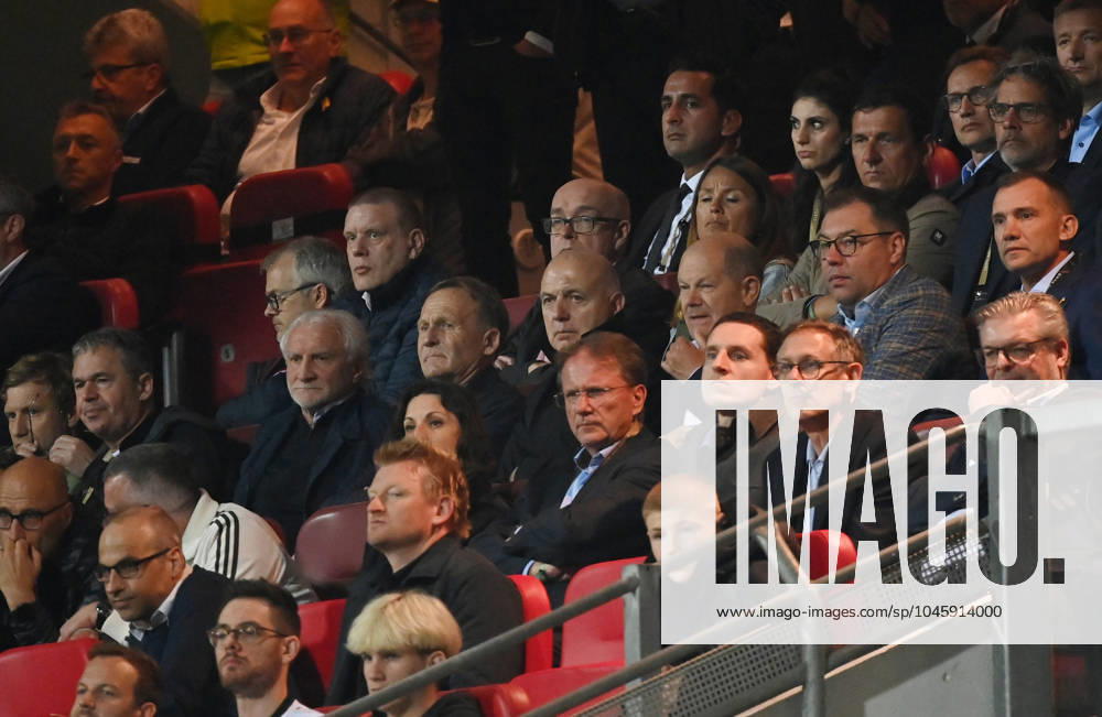 Football international, Germany Ukraine, f l Sports Director Rudi Voeller Völler DFB , Managing Director Hans Joachim Watzke Borussia Dortmund , DFB President Bernd Neuendorf German Football Association , Federal Chancellor Olaf Schol SPD , Nuremberg